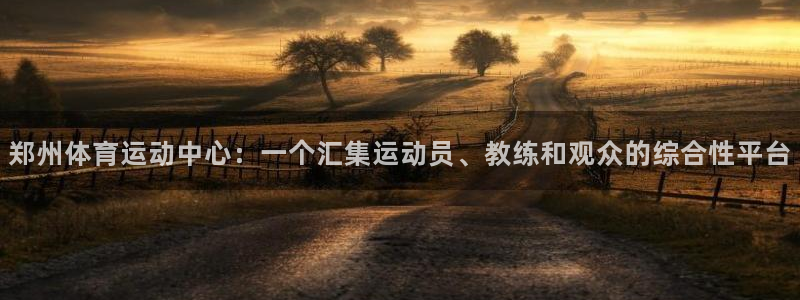 球客岛：郑州体育运动中心：一个汇集运动员、教练和观众的综合性平台